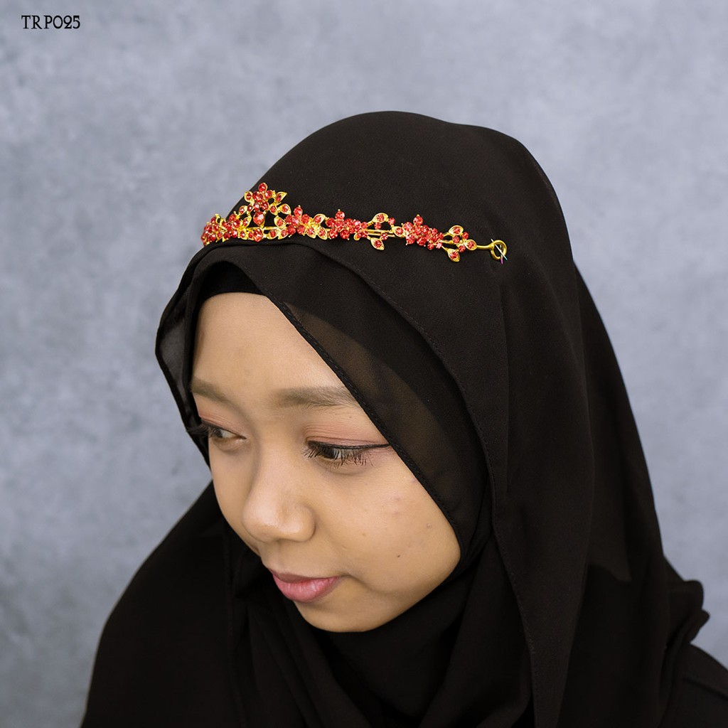 [READY STOCK] HAIRPIECE MINI CROWN HIJAB MODERN WEDDING ASESORIS WOMEN TRP025