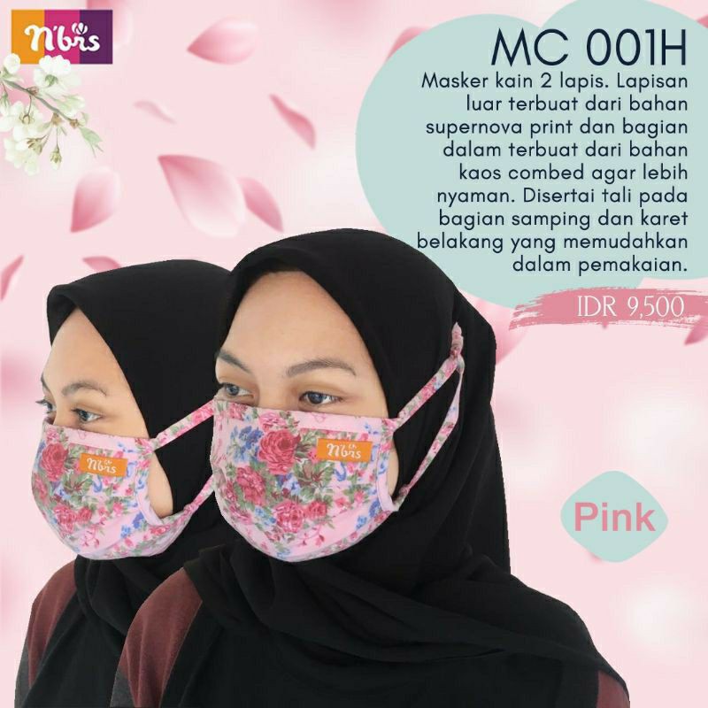 Masker kain Nibras MC001H