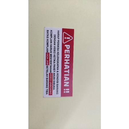 

sticker perhatian video unboxing 55 pcs