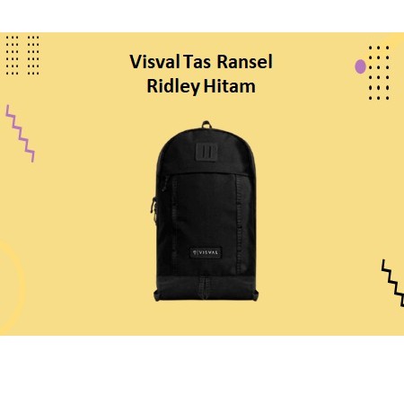 Visval Tas Ransel Ridley Hitam