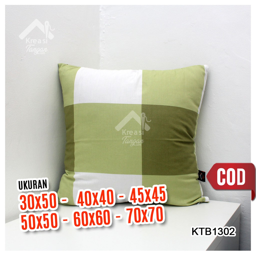 SARUNG BANTAL SOFA 30x50, 40x40, 45x45, 50x50, 60x60, 70x70 KTB1302