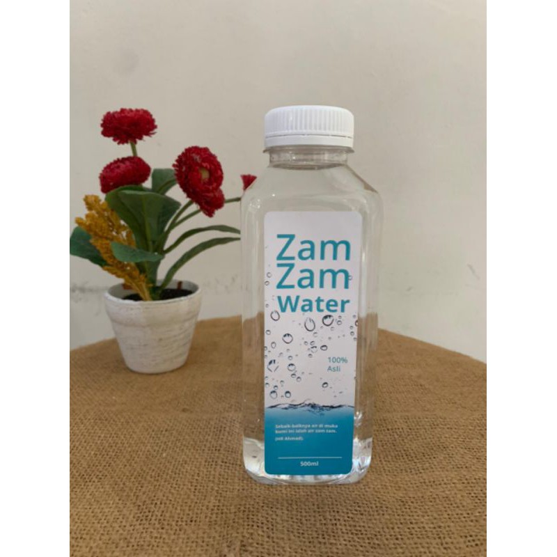 

Air Zam Zam Asli Oleh Oleh Umroh Haji Original (500ml)