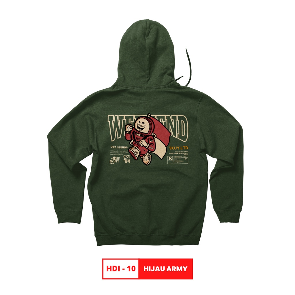 Hoodie Skuy Hijau Army | Article vol I