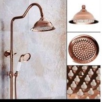 Shower tiang FSD antik ROSE GOLD panas dingin / &quot; ORIGINAL &quot;Kran tiang shower mewah rose gold