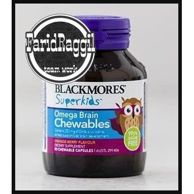 Blackmores Superkids Omega Brain Chewable - 50 capsules