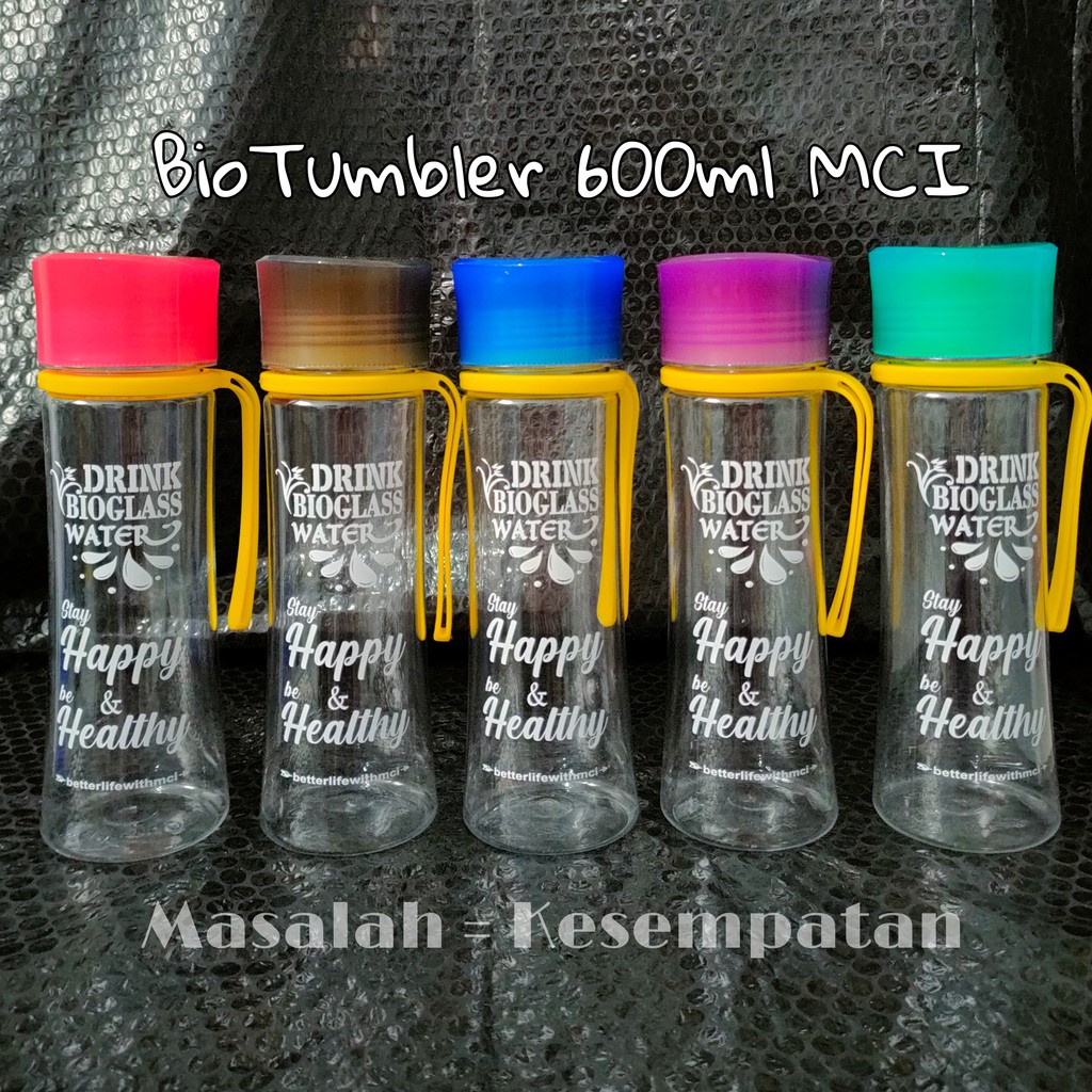 Tumbler Biomini MCI 600ml ~ Tumbler Bioglass Mini MCI isi 6pcs