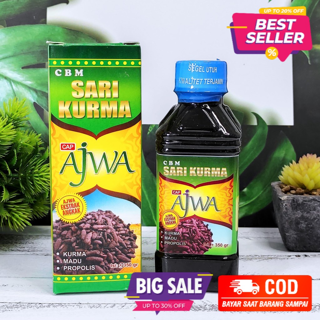 

Sari kurma CBM ajwa + angkak 350 gram ORIGINAL