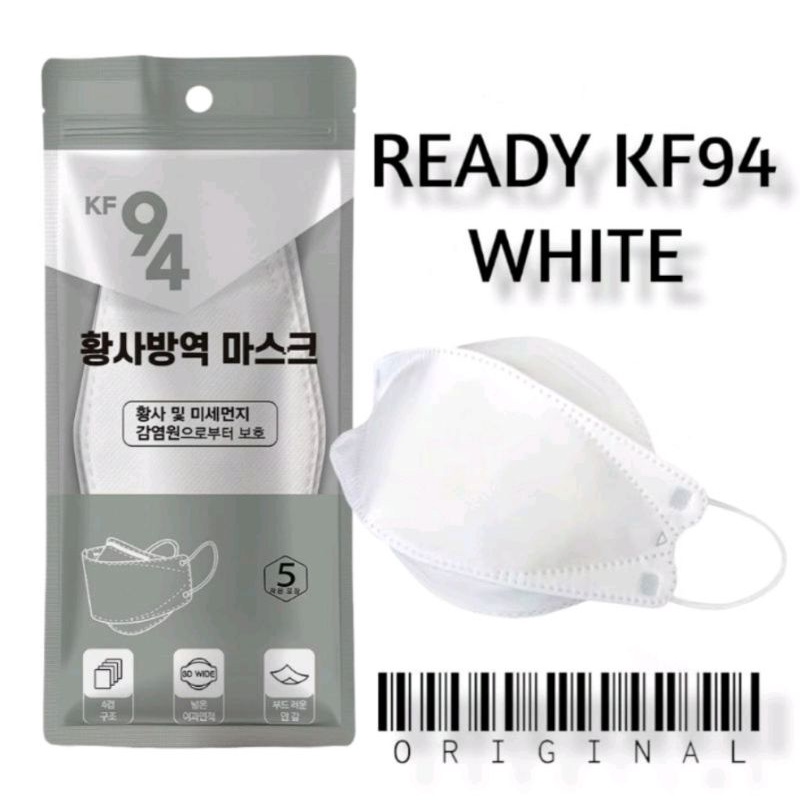 MASKER KF94 ORIGINAL PACK ISI 10 PCS / MASKER KOREA / MASKER KF94 KOREA / MASKER