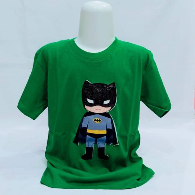 Baju kaos anak- kaos anak LED superhero