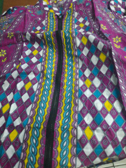 Terlaris Serut Genes Jelita Tunic Tunik Batik Modern Wanita