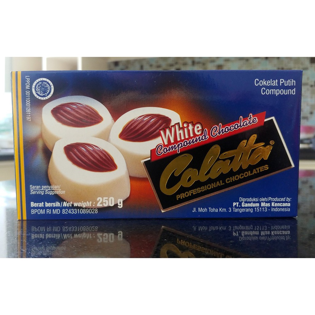 

COLATTA WHITE COMPOUND CHOCOLATE 250gr – COKLAT BLOK PUTIH 250 gr