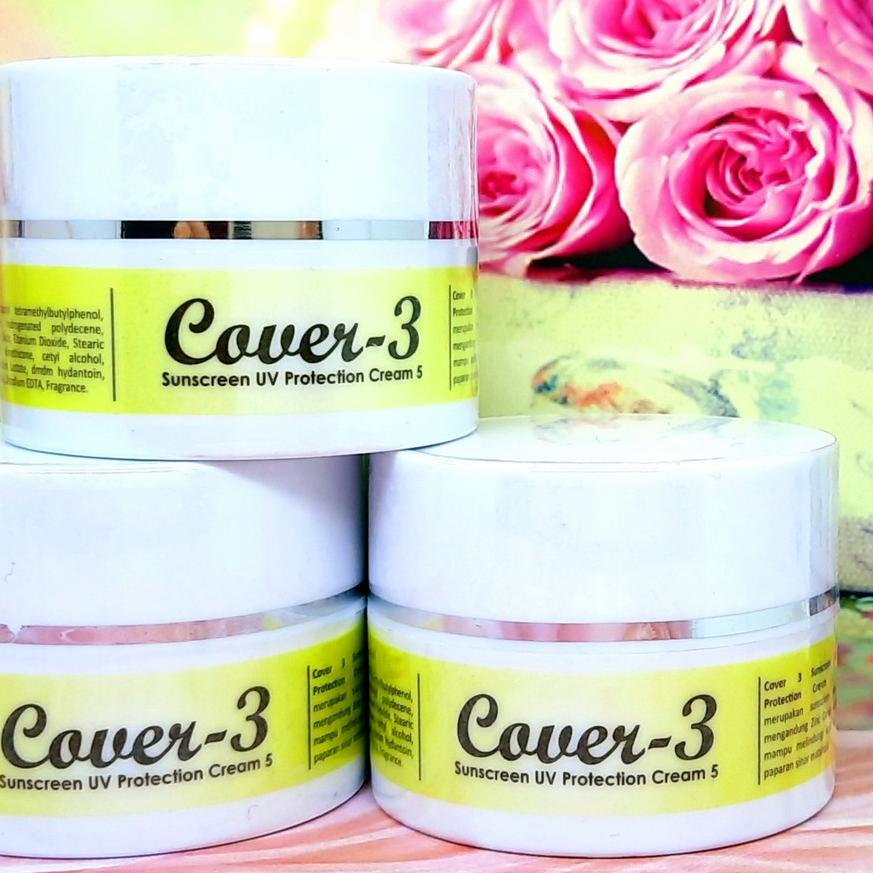 ℮ Cover 3 Sunscreen UV Protection Cream 5 10g MF Matte Finish / Cover 3 Sunscreen SPF 50 ◙