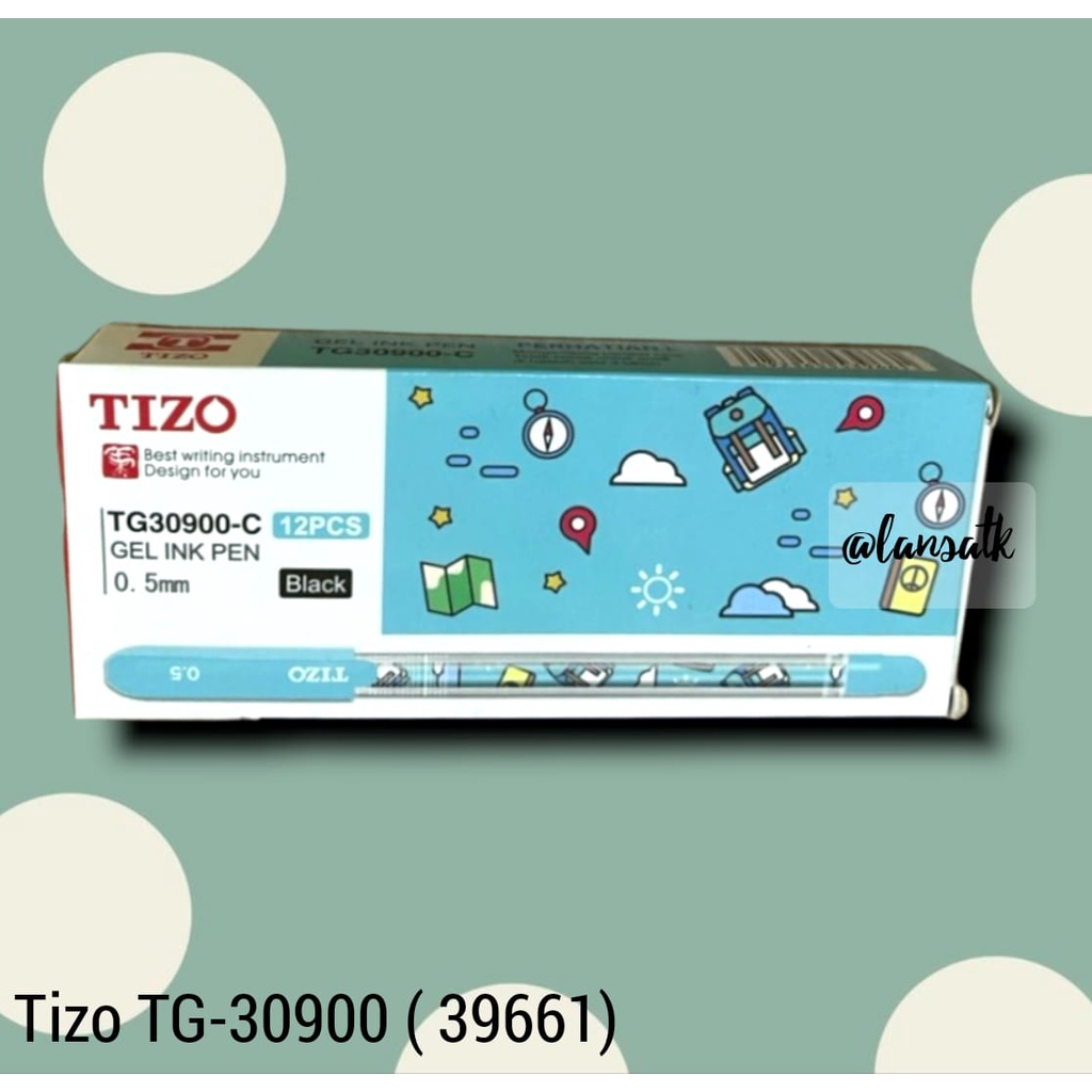 

PULPEN TIZO TG-30900 0.5mm ink gel pen ( 39661)