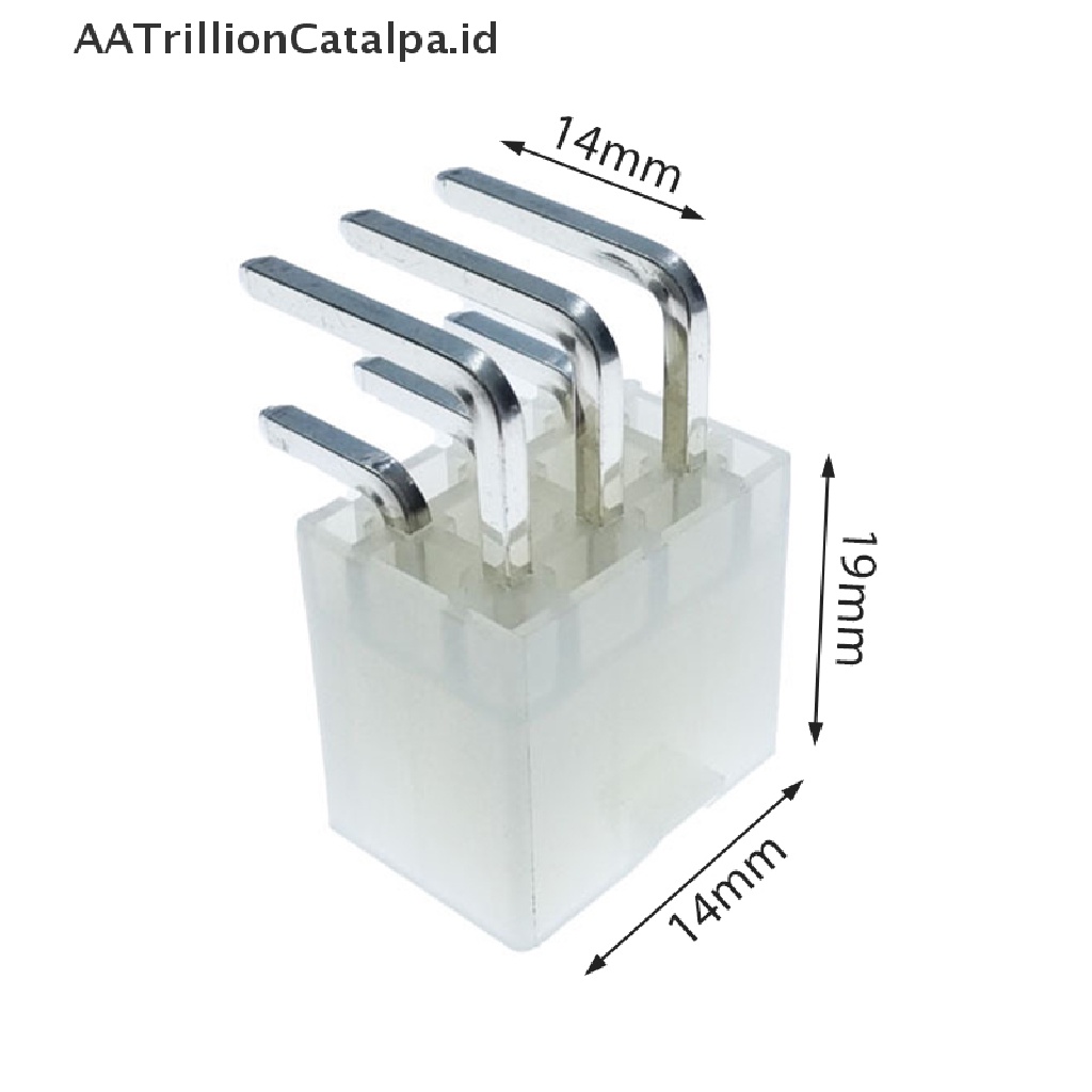 Aatrillioncatalpa 10pcs Konektor Power 6 pin Untuk Asic Miner S9 S9k S9j