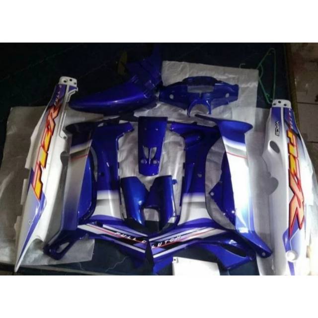 Body Halus Yamaha Fizr / Vega lama biru putih