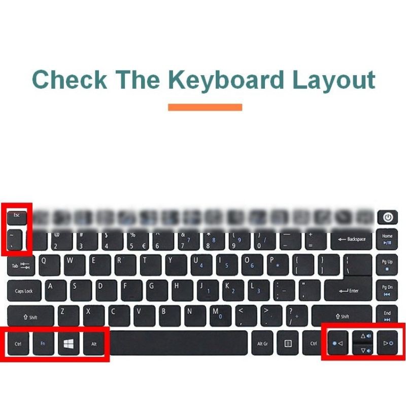 Keyboard protector Acer Aspire 3 A-314 E5-473.E5-475G，E5-422.