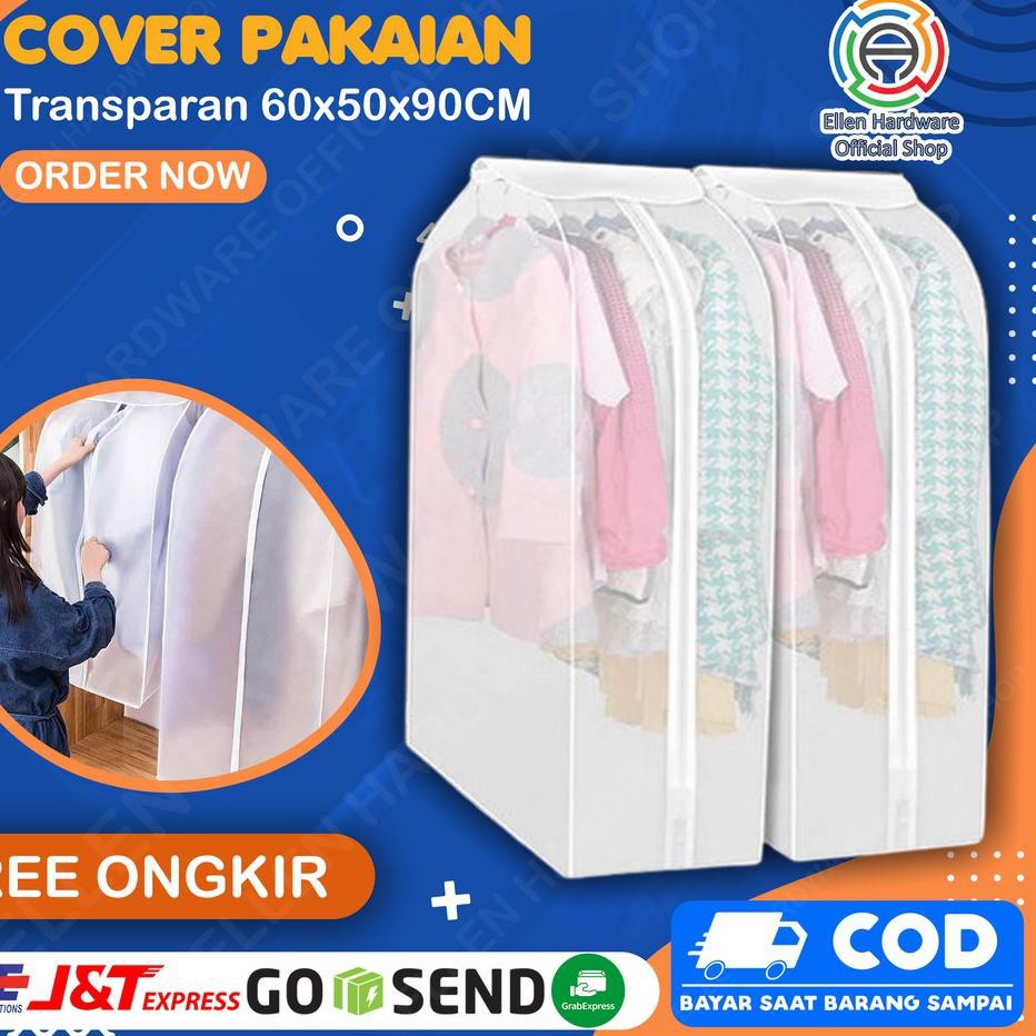 Termurah Plastik Baju Gantung Cover Baju Plastik Pelindung Baju Jas Penutup Gantungan Baju Gamis Dus