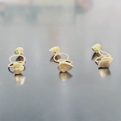 Giwang Anak Studs Sugeng Toge Emas Asli Kadar 875