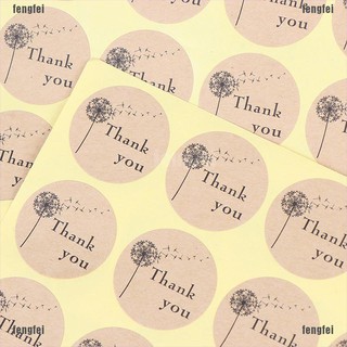  FF  120Pcs Stiker  Seal Tulisan  Thank You untuk Hadiah 