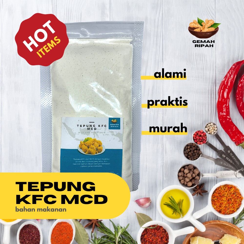 Tepung Ayam Kfc Premium Tepung Ayam Crispy Tepung Crispy Taiwan Tepung Serbaguna Bumbu Ayam Goreng
