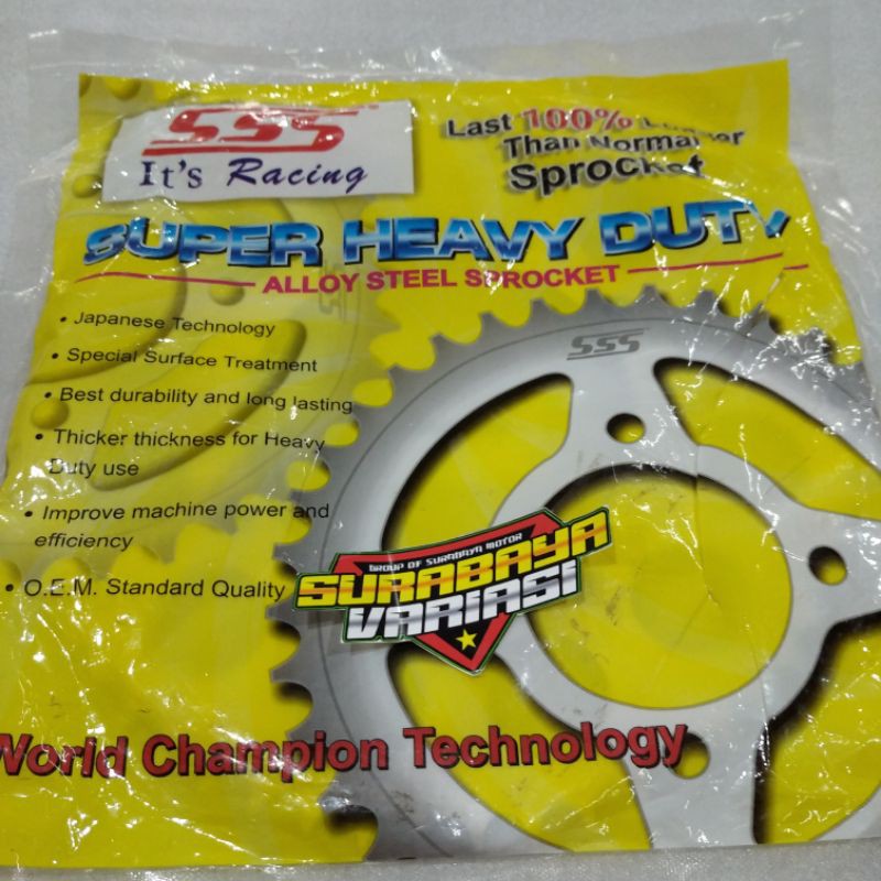 GEAR BELAKANG SSS 428 KAWASAKI KLX 150