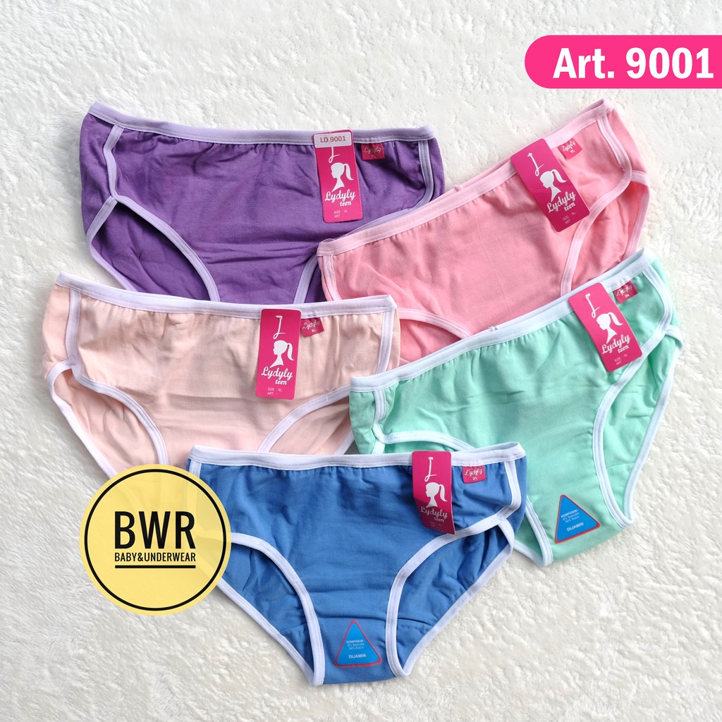 CD Lydyly LD 9001 List Putih | Celana Dalam Anak Perempuan ld 9001 - Bwr V