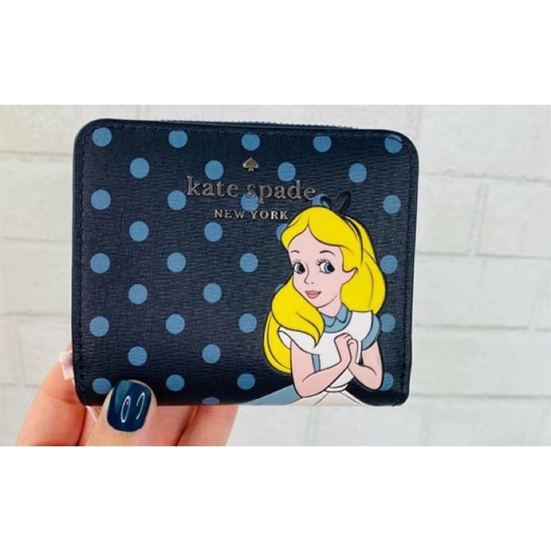 Kate Spade x Disney Alice In Wonderland Bifold Wallet