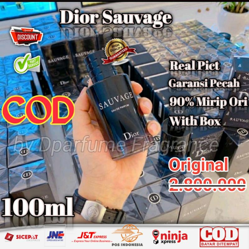 (COD) PARFUM PARFUME ORIGINAL BRANDED PRIA LAKI DIOR SAUVAGE DIOR ORIGINAL PREMIUM MURAH