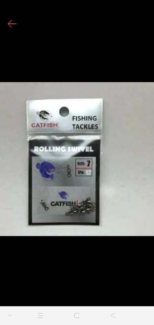 Rolling swivel kobe dan catfish