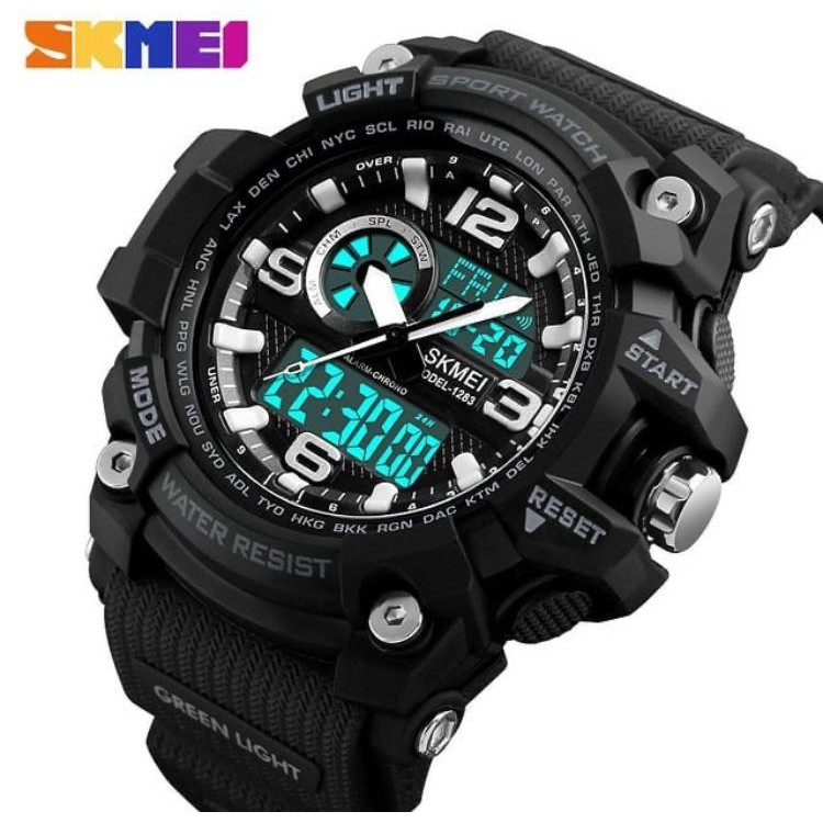JAM TANGAN SKMEI DIGITAL ANALOG PRIA 1283 / JAM TANGAN SKMEI / JAM TANGAN PRIA DIGITAL / ANALOG