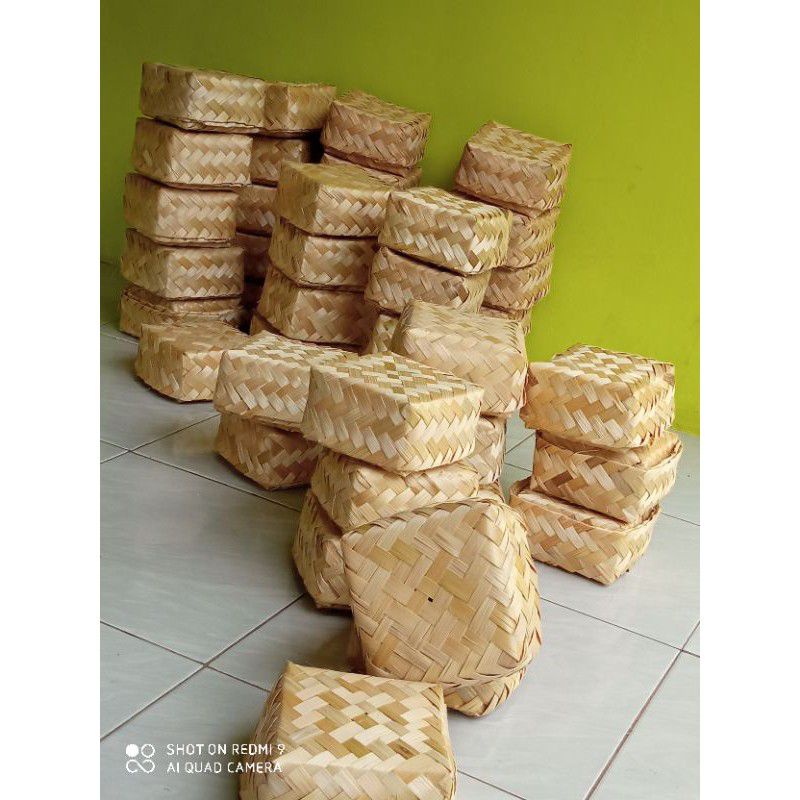 

[ Halodul ] BESEK BAMBU 14x14 MURAH / PIPITI MURAH / KOTAK MAKAN