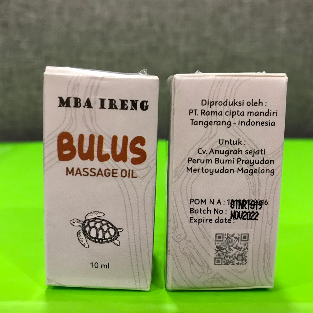 Mba Ireng Bulus Massage Oil Minyak Bulus Mbak Ireng Bpom Original Shopee Indonesia