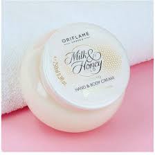 RB Body Cream Milk Honey Oriflame 75GR/250GR Melembabkan