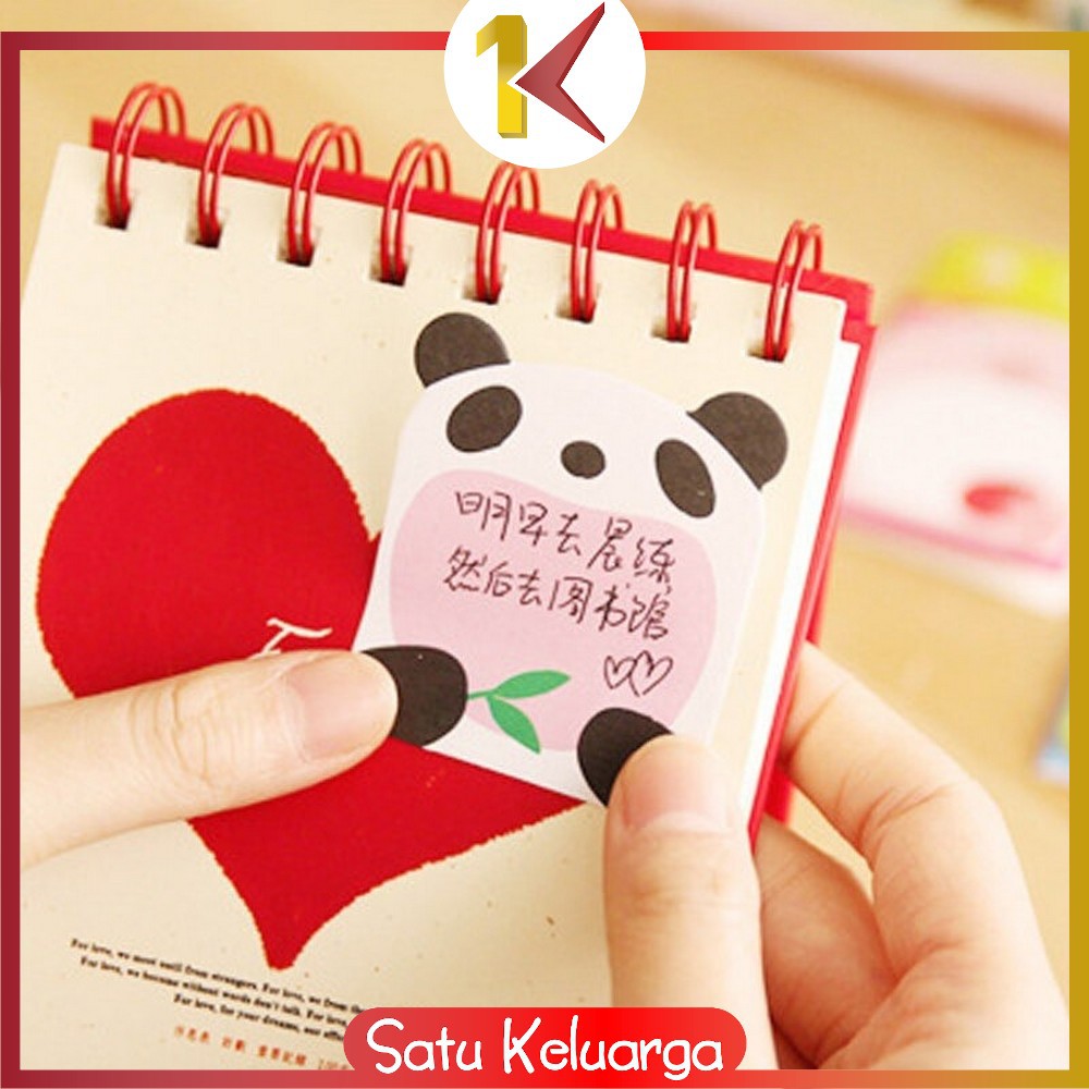 SK-A3 Sticky Notes Motif Binatang Tempelan Kertas Catatan Memo Note Karakter Animal Lucu Unik-3