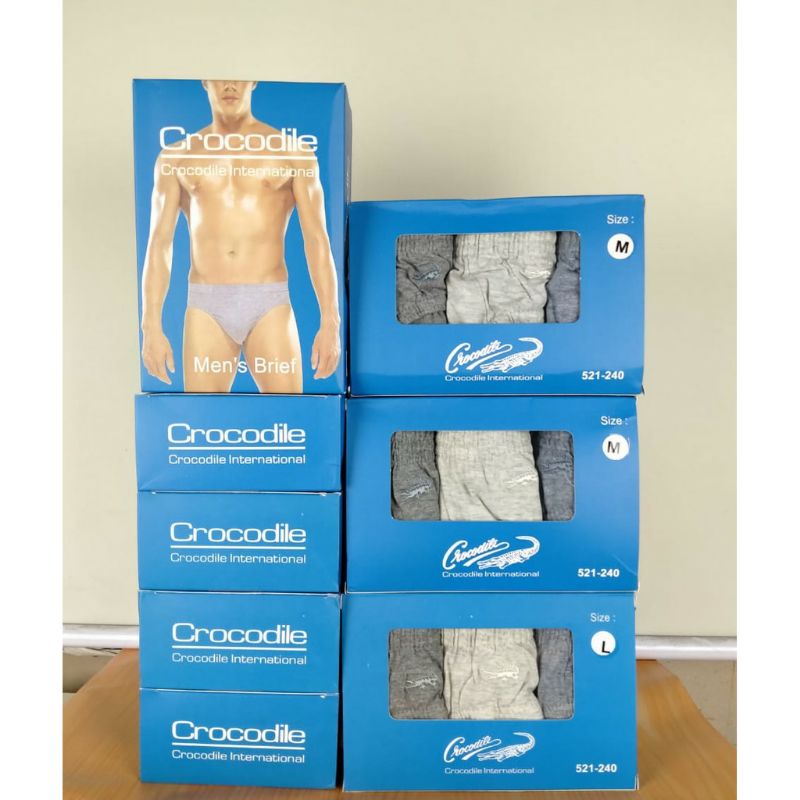 CD CELANA DALAM SEMPAK BOXER COWOK PRIA JUMBO CROCODILE 521-240