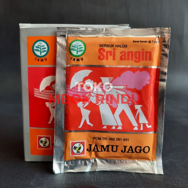 

Jamu Sri Angin Jago Meredakan Masuk Angin Kepala Pusing Mual (Isi 10 Sachet)