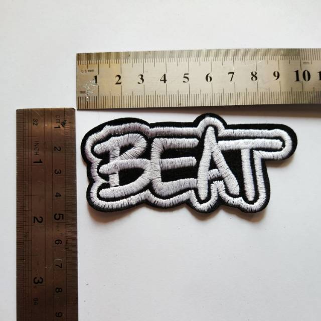 Patch / patches / bordir / bordiran / emblem beat (jahit)