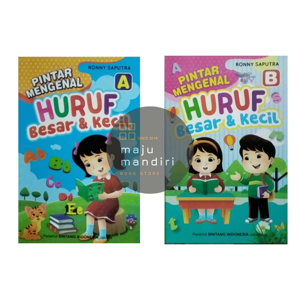 Jual Buku Pintar Mengenal Huruf Besar Dan Kecil A - B | Shopee Indonesia