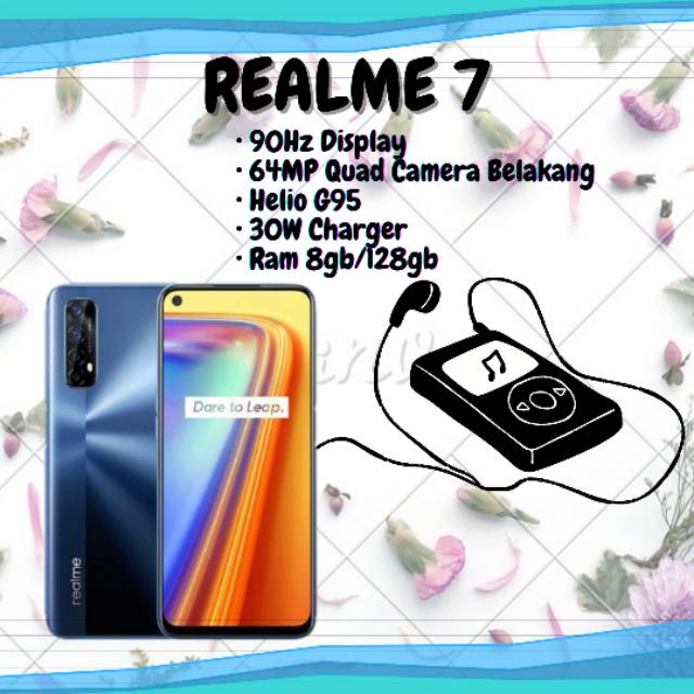 Jual REALME 7 RAM 8/128GB (NFC, 30W CHARGE) GARANSI RESMI 1 TAHUN ...