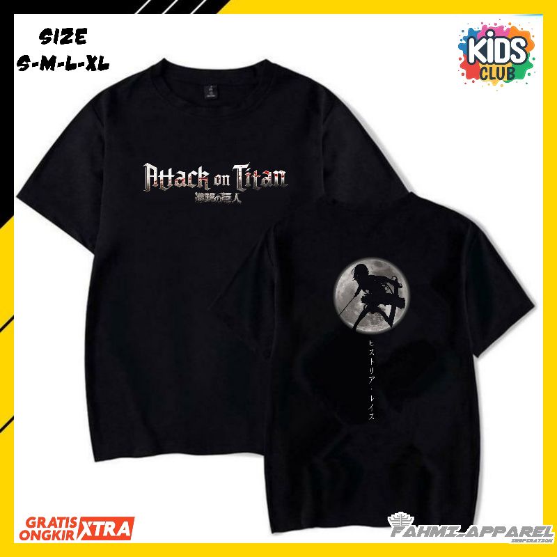Baju Kaos Anak Aot Lelaki Murah/Baju Tshirt Perempuan Murah