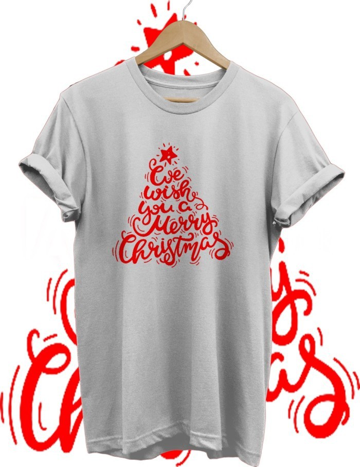 KAOS TSHIRT BAJU NATAL CHRISTMAS TIPE 5 COMBED 30S