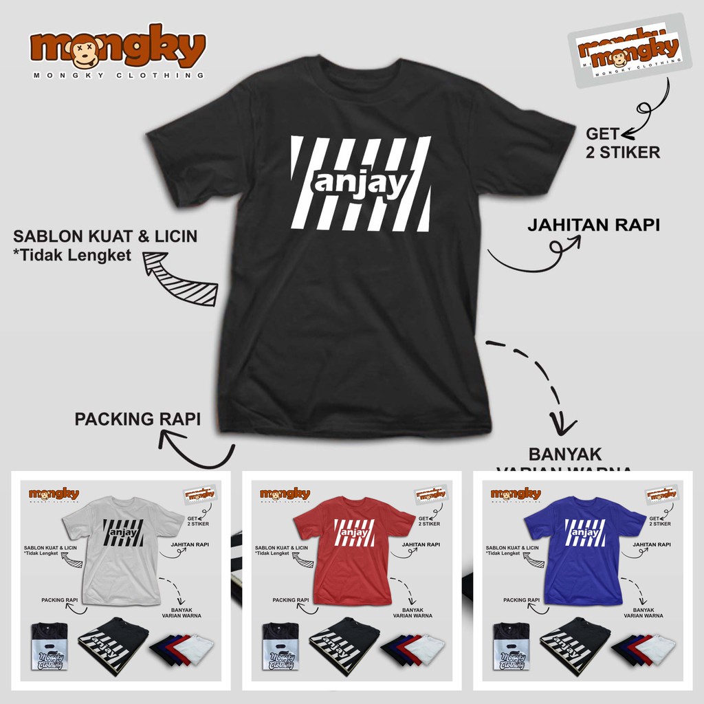 kaos distro anjay design