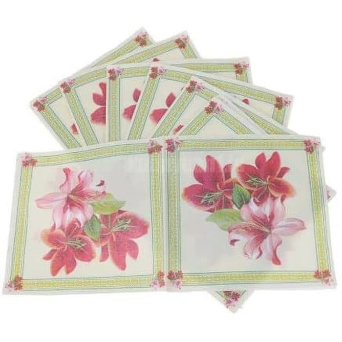 Decoupage Napkin - Tissue Decoupage 2Ply FL-Lily