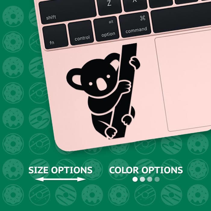 Decal Sticker Laptop Stiker Lucu Karakter Hewan Koala Shopee