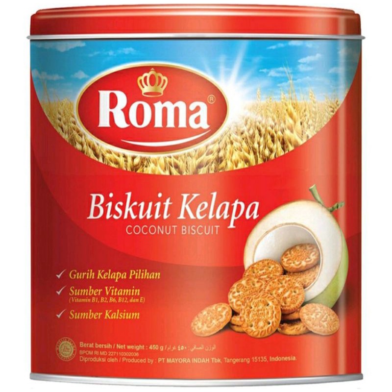 

Roma Biskuit Kelapa Kaleng 345gr