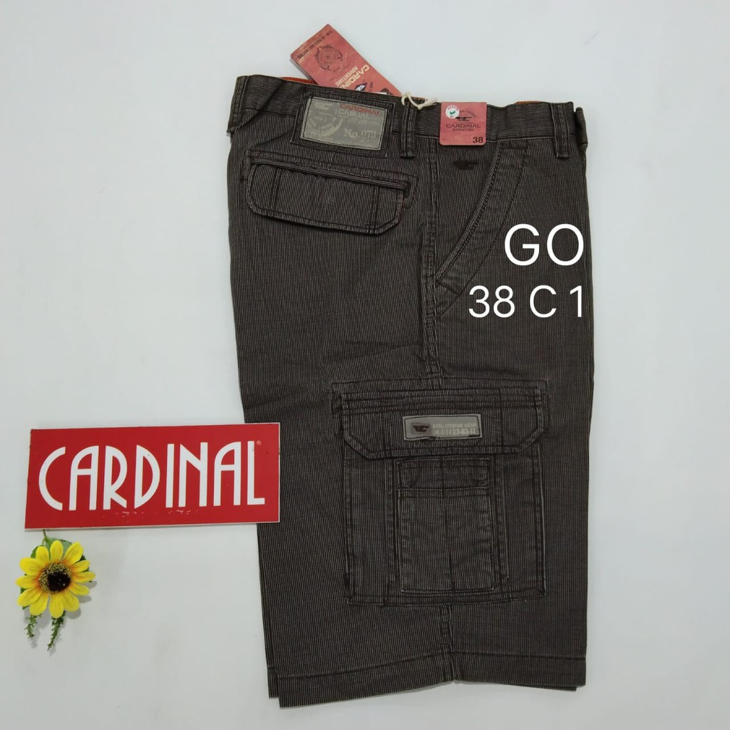 gos  38-KPL CARDINAL KEMPOL CASUAL Celana Pendek Cowok Celana Kempol Fashion Pria Brand Kekinian