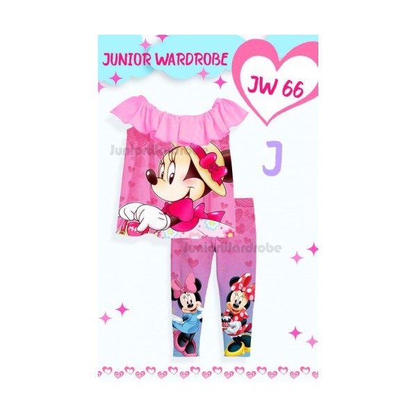 SETELAN JW 66 J MINNIE MOUSE