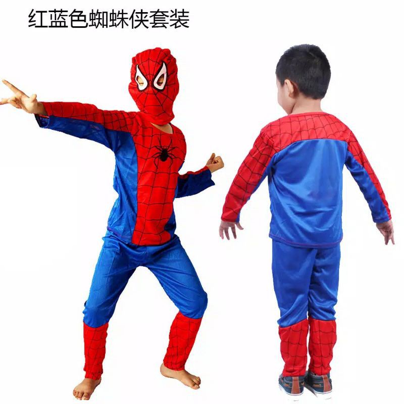 baju spiderman anak laki laki import