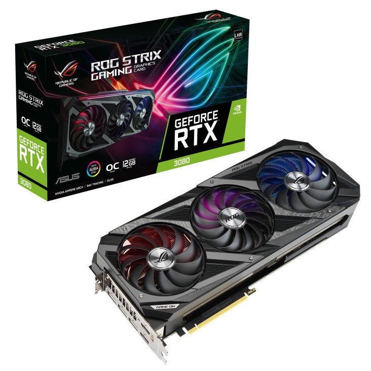 ASUS STRIX RTX 3080 12GB OC ROG 12G RTX3080 GDDR6X VGA NVIDIA