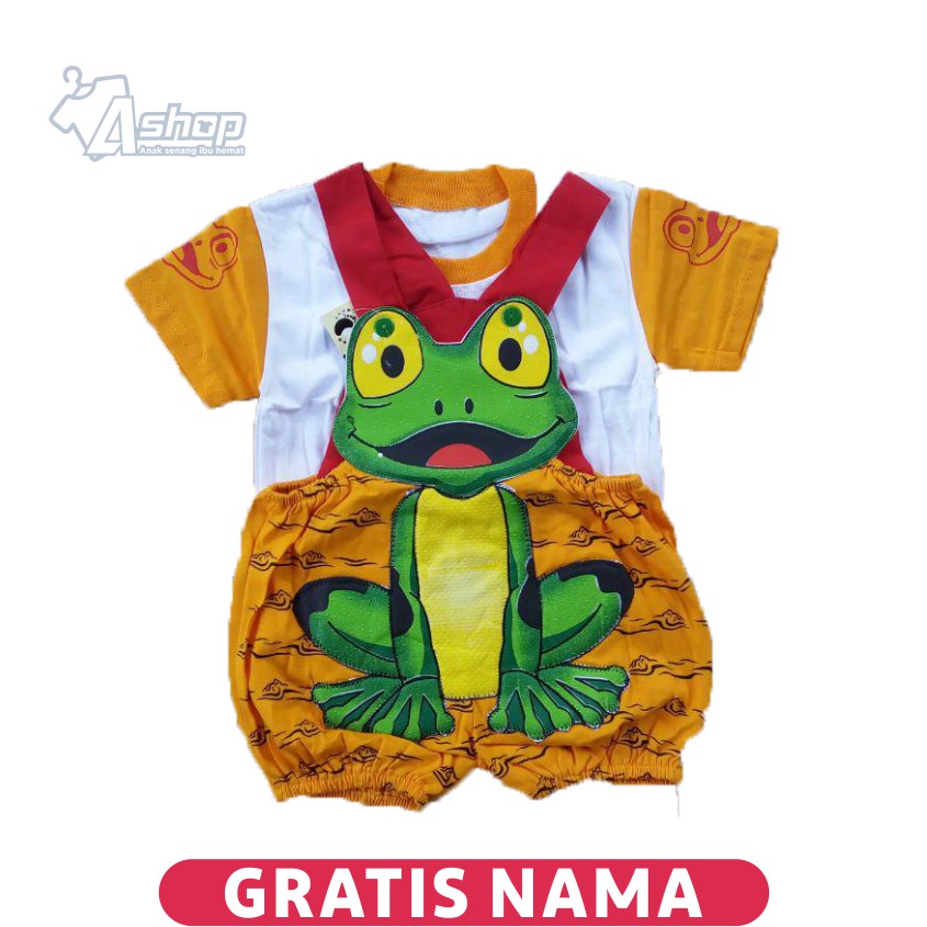 Baju Kodok Bayi Katak lucu Terlaris setelan bayi laki laki perempuan